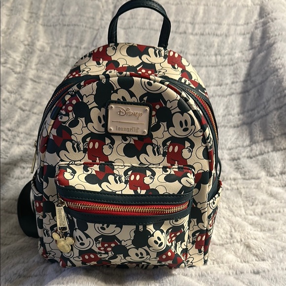 Disney Loungefly Mickey Mouse Mini Backpack - Picture 1 of 2